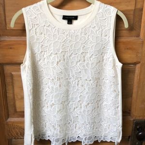 Ann Taylor Sleeveless Top Size Small